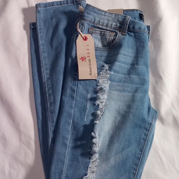 American Bazi Denim - AMERICAN BAZI LOW RISE SKINNY JEANS